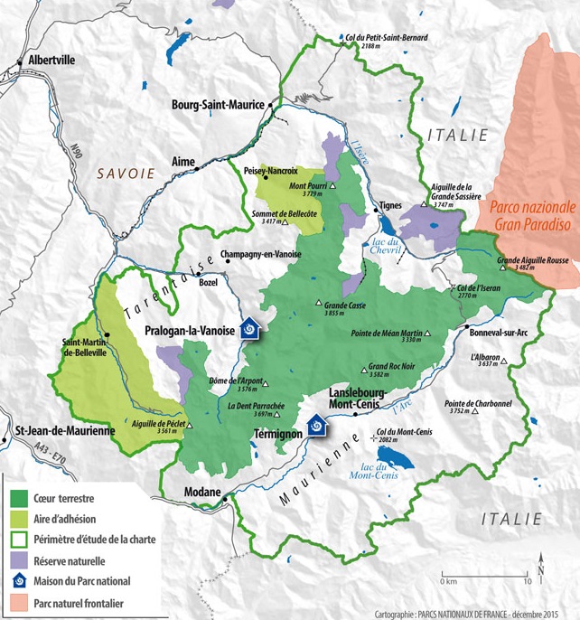 carte la vanoise