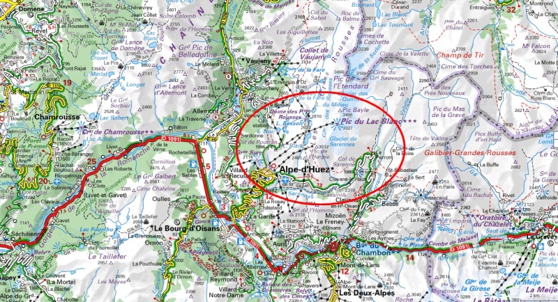 carte la ronde des lacs