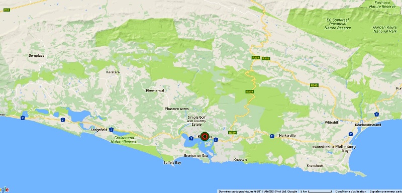 localisation knysna