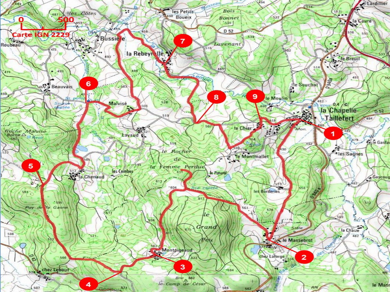 parcours cascades de la rebeyrolle