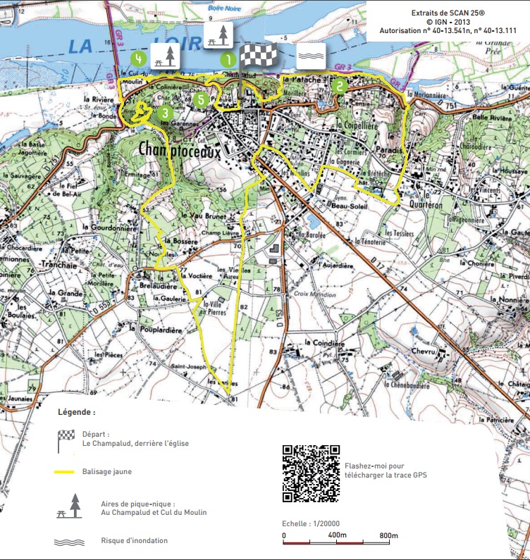 parcours entre loire et histoire champtoceaux