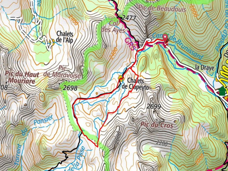 parcours lacs de neal