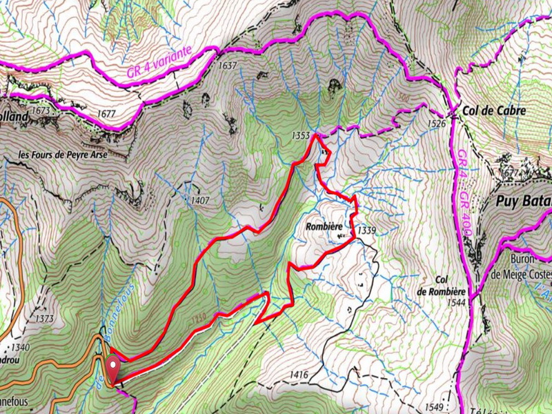 parcours sources de la jordanne