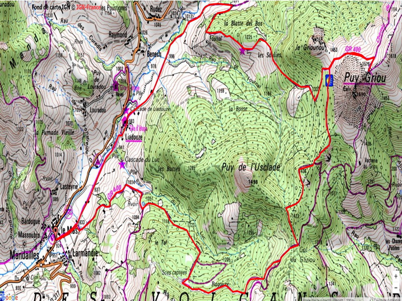 parcours usclade puy griou