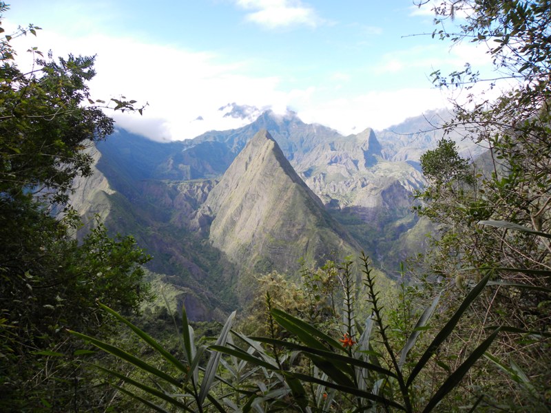 sur le sentier de la Roche Verre Bouteille